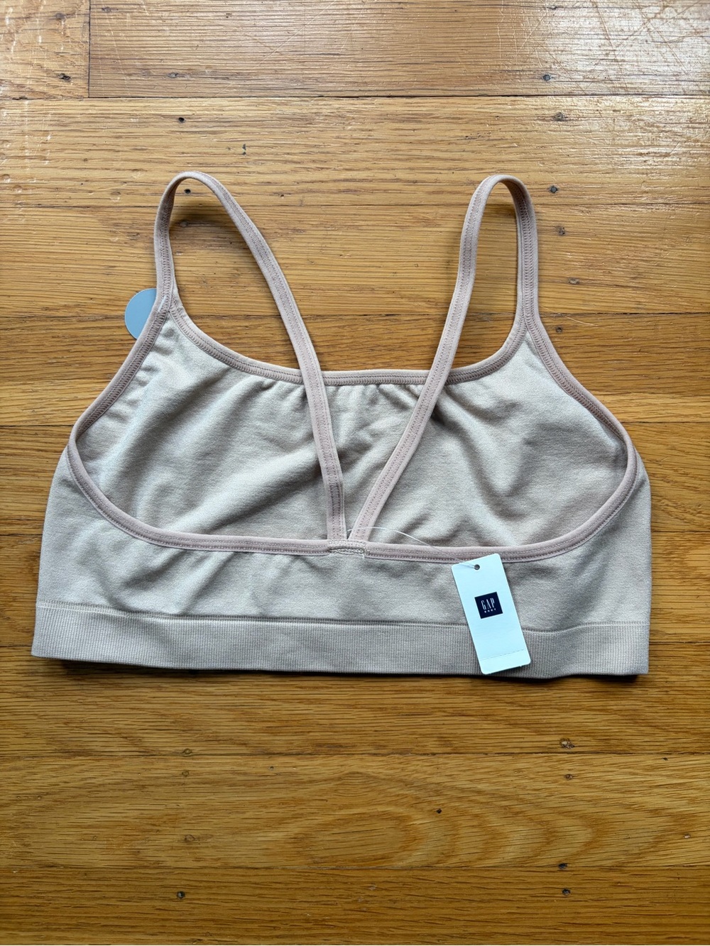 NWT GAP Seamless Racerback Bralette - Nude, Size S